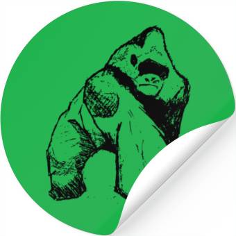 Discover Stay Strong Gorilla Stickers