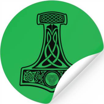 Discover Viking thor hammer Stickers