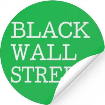 Discover Black Wall Street Memorial Stickers