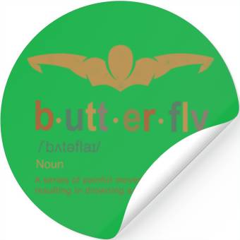 Discover Swimming Butterfly Stroke Definition Stickers