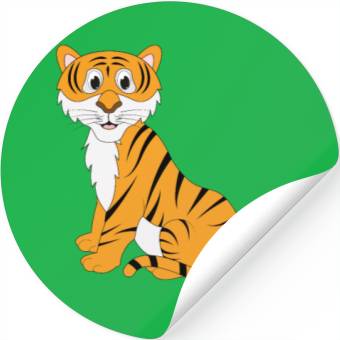 Discover Tiger Baby Stickers