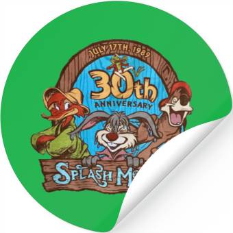 Discover splash mountain Stickers