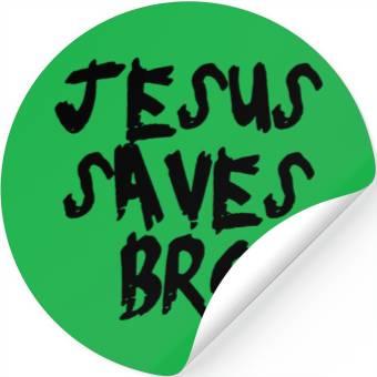 Discover Jesus saves Stickers