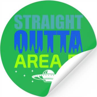Discover Area 51 Stickers