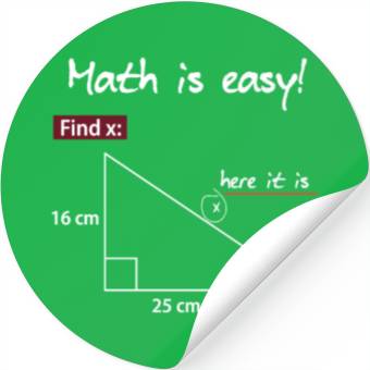Discover Math Is Easy Stickers