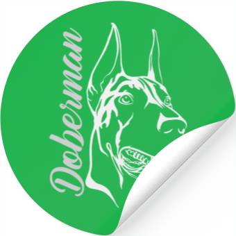 Discover Doberman Stickers