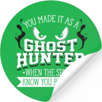 Discover Phasmophobia GHOST HUNTING: Spirits Know You Stickers