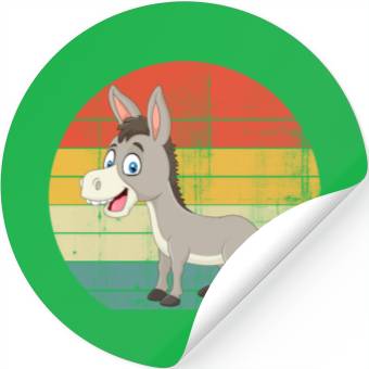 Discover Cute Donkey Stickers
