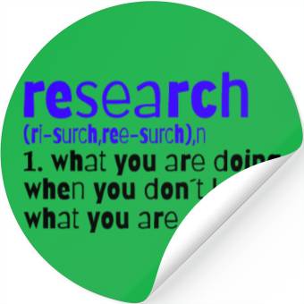 Discover SCIENCE: Research Definition Stickers