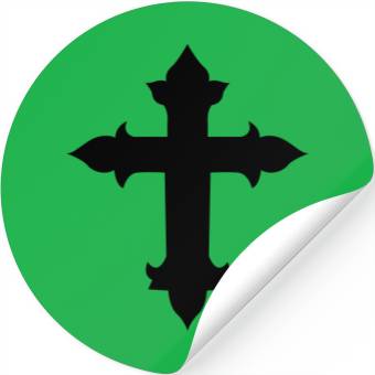 Discover cool fancy gothic cross Stickers