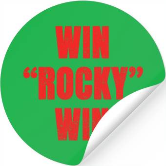 Discover win rocky win Stickers inspired boxing Stickers
