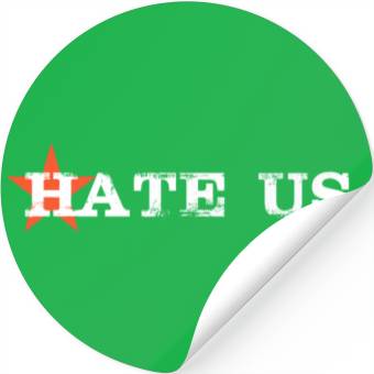 Discover hate us astros Stickers