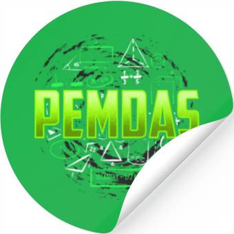 Discover Pemdas Math Teacher Student Mathematics Stickers