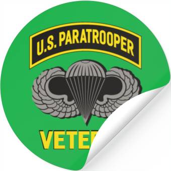 Discover Us Paratrooper Airborne Division Army Veteran Stickers