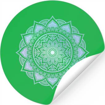Discover Opalescent Mandala Stickers