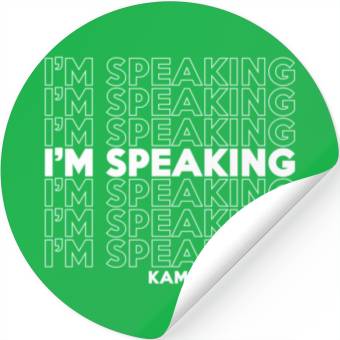 Discover Kamala Harris I'm Speaking Stickers