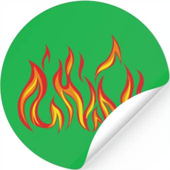 Discover flames Stickers