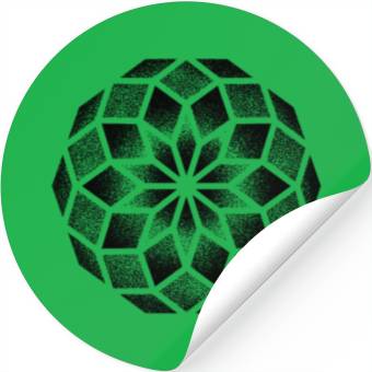 Discover Mandala dotwork Stickers