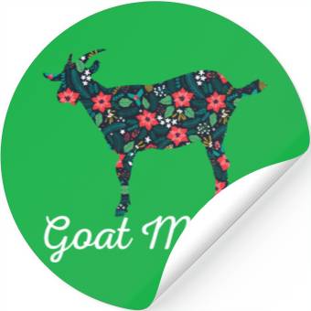 Discover Goat Mama Stickers