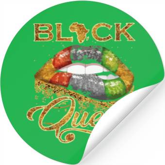 Discover Black queen lips Stickers