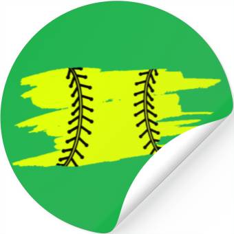 Discover Softball Catcher Baseball Pitcher Bat Ball Player Stickers