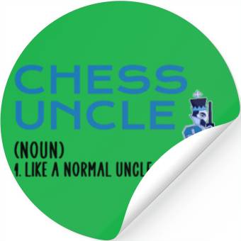 Discover chess uncle Stickers