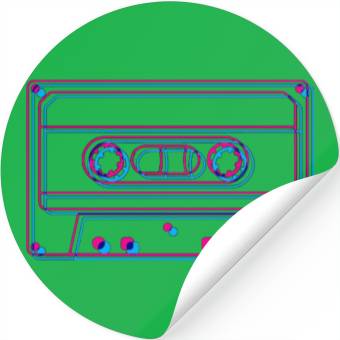 Discover Synthwave Stickers