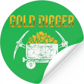 Discover Gold Digger Stickers