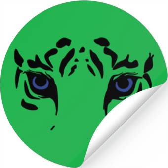Discover tiger head Stickers