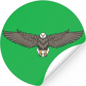 Discover Bald Eagle Flying Cool Eagle Lovers Stickers