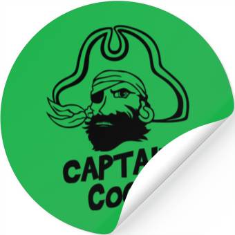 Discover Pirate Captain Cook Chef Stickers