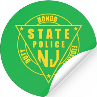 Discover jersey state police Stickers
