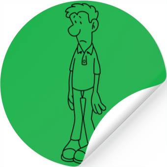Discover Main Man Stand Sad Look Down Left Stickers