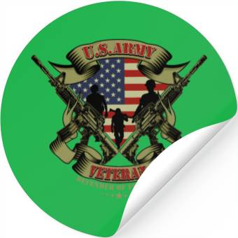 Discover US Army Veteran Stickers