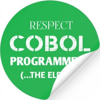 Discover COBOL Developer gift for her him Stickers