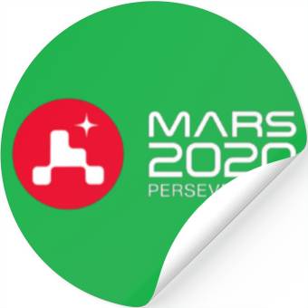 Discover Mars 2020 Perseverance Rover Stickers