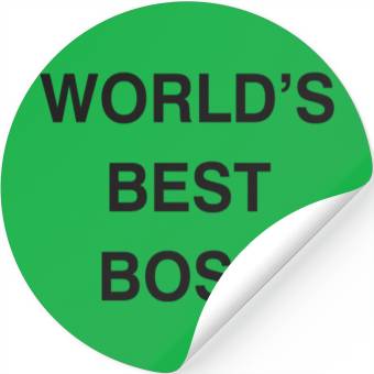 Discover World's Best Boss Stickers