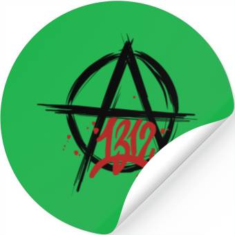 Discover ACAB 1312 Anarchy symbol Stickers
