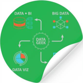 Discover Analytics data science informatics gift Stickers