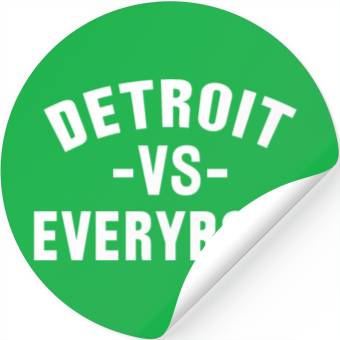 Discover Detroit VS Everybody Stickers