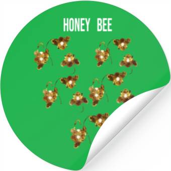 Discover Honey bee Stickers