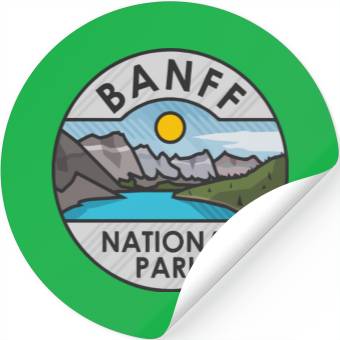 Discover Banff National Park Stickers