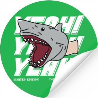 Discover Shark puppet merch Stickers