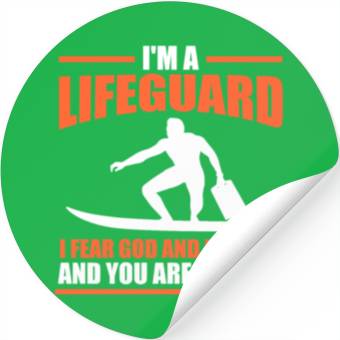 Discover Lifeguard Pool Life Saver Stickers