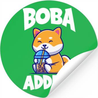 Discover Bubble Tea Addicting Stickers
