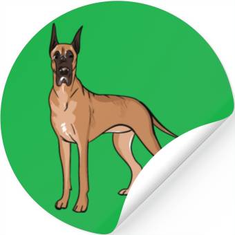 Discover Great Dane Stickers
