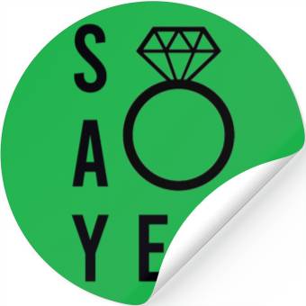 Discover Wedding proposal Stickers
