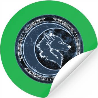 Discover Wolf Moon Stickers