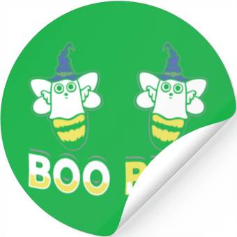 Discover Boo Bee Funny Halloween Stickers