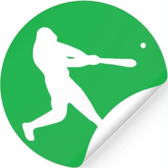 Discover Baseball Sport Bat Stickers